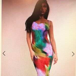 NWOT Pretty Little Thing Maxi dress